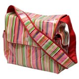 Pink Stripe Mothership Diaper Bag by Fleurville
