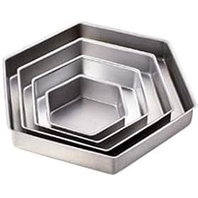 WILTON 4 Tier Hexagon CAKE PAN set KITCHEN bakeware by Wilton