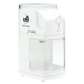 La Pavoni PA-Burr Coffee Grinder, White by La Pavoni