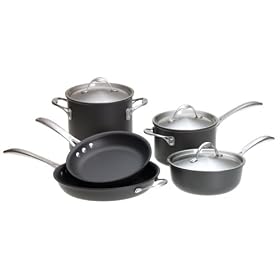 Calphalon One Infused-Anodized 8-Piece Cookware Set by Cookware Sets