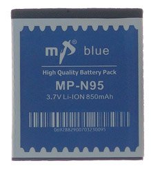 mp Blue Akku for Nokia N95, E65, N93i, 6290 wie BL-5F 850 mAh