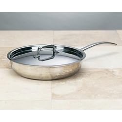 Gourmet Standard Professional Series Stainless Tri-Ply 10 Inch Saute Pan with Lid -... by Gourmet Standard