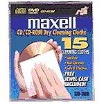 Maxell CD300 CD Cleaning Cloths