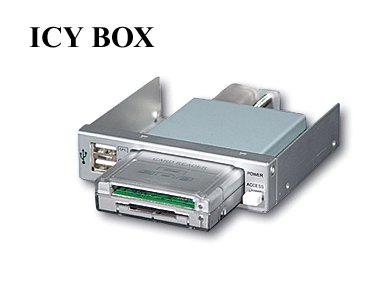 Speicherkarten: RaidSonic IB-801- silber Multi Card-Reader