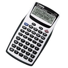 Handheld Calculator, 3-1/5"Wx5-9/10Dx4/5"H, Silver