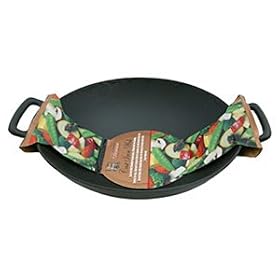 Mr. Bar-B-Q Cast Iron Wok by 