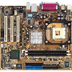 Elektronik und Foto: Asus P4BGL-MX Sockel 478 MATX-Mainboard
