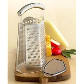 Cuisipro Accutec 3-Sided Box Grater by Cheese Graters