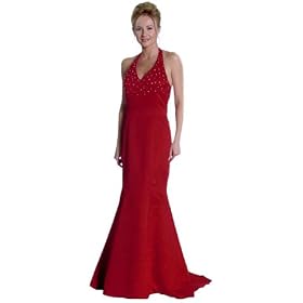 Sexy Halter Long Elegant Evening/ Prom/ Bridesmaid Dress w/Rhinestones Sexy Halter Long Elegant Evening/ Prom/ Bridesmaid Dress w/Rhinestones