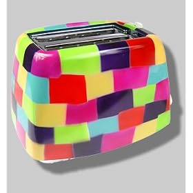 Colorful Squares Toaster by Pylones Paris by Cheese Graters