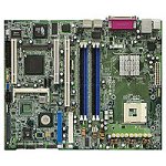 Elektronik und Foto: Asustek PSCH-SR/IDE SKT478 IE7210 ATX Mainboard