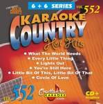 Karaoke Music CDG: Chartbuster Karaoke 6X6 CDG CB20552 - Country Hot Hits Female July 2003 Vol. 2