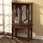 Wood Curio Cabinet