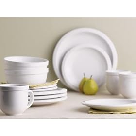 Caféware 16-pc. Dinnerware Set - White by Dinnerware
