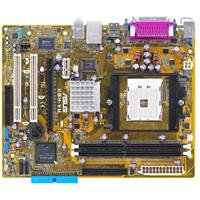 Elektronik und Foto: Asus K8N-VM Sockel 754 Mainboard NVGF6100 MATX SND LN U2 FSB1600 SATA
