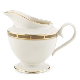 Lenox Desert Vista Ivory China Gold Banded Creamer by Lenox China