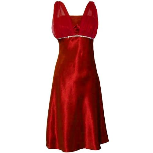 Satin Chiffon Prom Dress