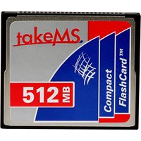 MP3 Player: Memory Solution takeMS CF 512.0 MB CompactFlash Card 512 MB