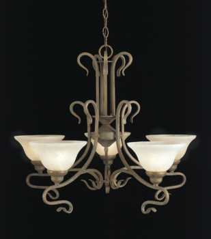 Transitional Chandelier/Dinette BY Forte Lighting