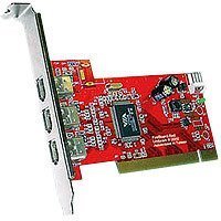 Audio und Video: Unibrain FireBoard Red Controller PCI-32Bit 3 x FireWire extern