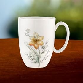 Artist Sketchbook Sunflower Crososmia Mug by Lenox China by Lenox China
