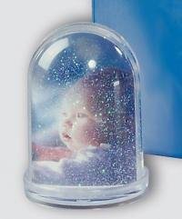 Festnetztelefone: Fotokugel mit Schnee Bildausschnitt 5,5x9 cm