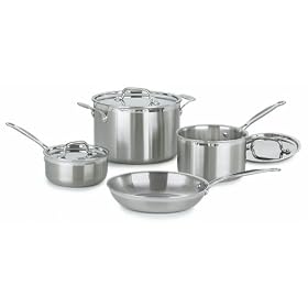 Cuisinart Multiclad Pro Stainless Cookware 7-Piece Cookware Set by Cuisinart