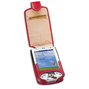 Camcorder: Covertec Ledertasche iPAQ 22xx (rot)