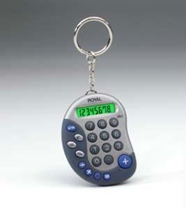ROYAL XKC POCKET CALCULATOR WITH KEY CHAIN