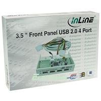 Navigationssysteme: Intos USB HUB intern HUB USB 4P 4 x USB-A/B 3.5' Einbau weiss