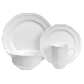 Mikasa Antique White 16-Piece Dinnerware Set, Service for 4 by Mikasa