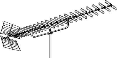 Kompaktanlagen: Kathrein AOT 65 UHF-Antenne mit h�chster Leistung: Gewinn max. 18 dB