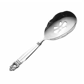International Silver Royal Danish Hostess Helper Pierced Serving Spoon by International Silver