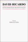 David Ricardo: Notes on Malthus's 'Measure of Value'