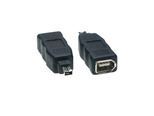Festnetztelefone: FireWire Adapter 6pol Buchse an 4pol Stecker
