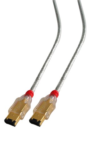 Lautsprecher: Lindy Premium Firewire-/ IEEE1394-Kabel, 6 Pol an 6 Pol Stecker, 2m, 800 Mbps komp.