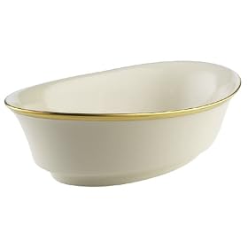 Lenox Eternal Large Fine China Open Vegetable Bowl by Lenox