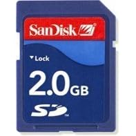 2GB SanDisk Secure Digital SD Memory Card 2 GB (Bulk)
