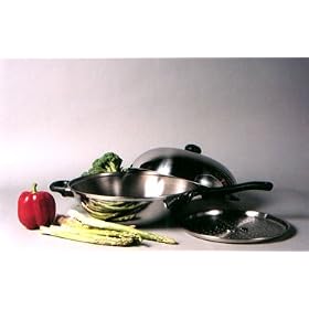 Miracle Stainless Steel Healthy Wok - WOK100 by Woks