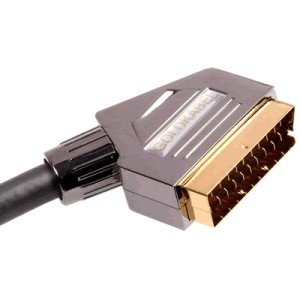 Handys ohne Vertrag: Goldkabel Profi Scartkabel rund 0,50m