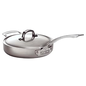 Viking 7-Ply Stainless 3-Quart Saut� Pan by Professional Cookware