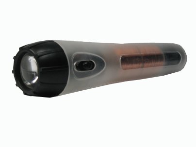 TV Ger&auml;te: Taschenlampe mit LED Leuchte ohne Batterien, 13 cm