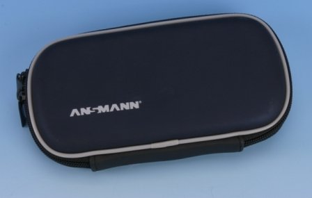 Elektronik und Foto: Ansmann Tasche f�r Tragbare Sony Playstation PSP dunkelblau