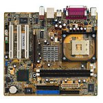 Elektronik und Foto: ASUS P4GE-MX Motherboard Socket478 Intel 845GE 1A/3P VGA LAN SOUND mATX