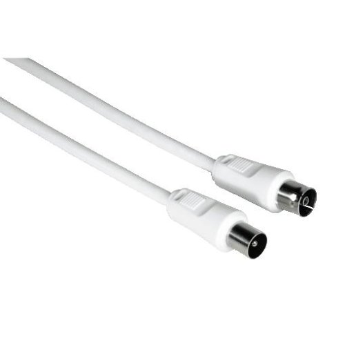 Heimkinosysteme: Hama Antennen-Kabel Koax-Stecker - Koax-Kupplung 1,5 m 75 dB