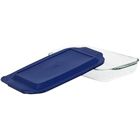 Pyrex Bakeware 9-by13-Inch Rectangular Baking Dish with Plastic Lid by Bakeware Sets