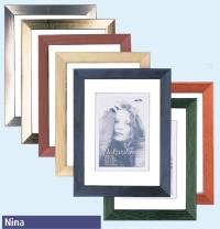 NoteBook: Nina silber 18x24 cm