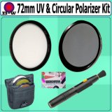 B & W MULTI COATED 72mm UV Haze and Circular Polarizer Glass Filter Bundle