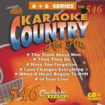 Karaoke Music CDG: Chartbuster Karaoke 6X6 CDG CB20546 - Country Hot Hits Male April 2003