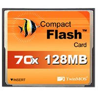 TV Ger&auml;te: TwinMOS Ultra-X 70x CompactFlash Card 128 MB Typ I